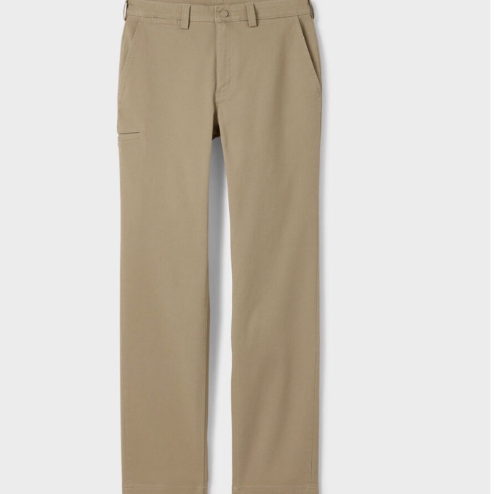 Duluth Trading Flex Ballroom Relax Fit Pants 44 x 30 - Khaki